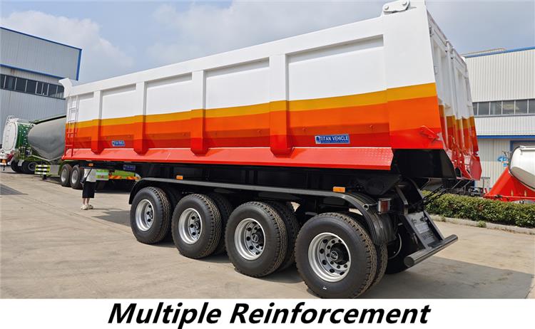 45CBM Hydraulic Dump Trailers for Sale Near Me In Zambia