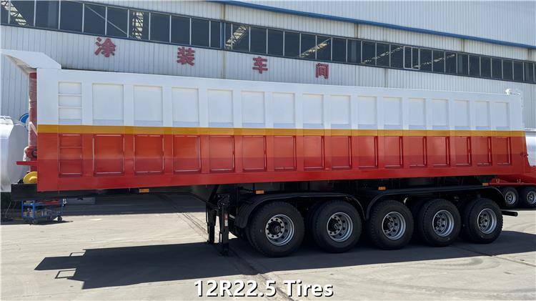 45CBM End Dump Semi Trailer for Sale Price In Zambia Lusaka