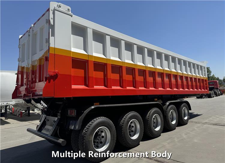 45CBM End Dump Semi Trailer for Sale Price In Zambia Lusaka