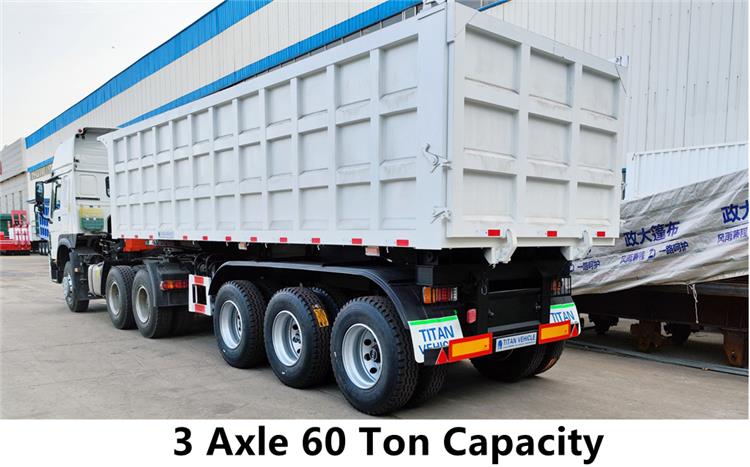 60 Ton Dumper Truck Trailer Price for Sale in Zambia