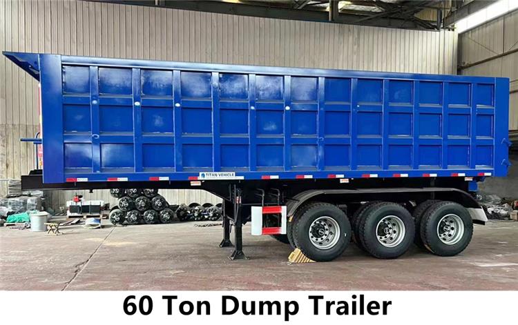 60 Ton Tipper Tractor Tipping Trailer for Sale In Zambia