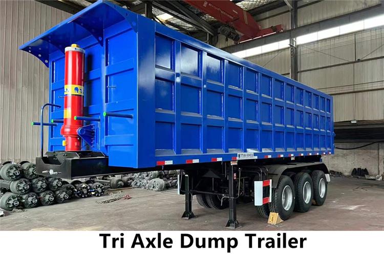 60 Ton Tipper Tractor Tipping Trailer for Sale In Zambia