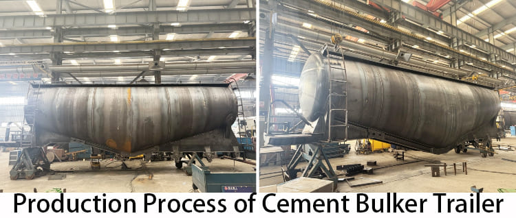 40 CBM Cement Bulker Trailer for Sale in Zambia, Kabwe
