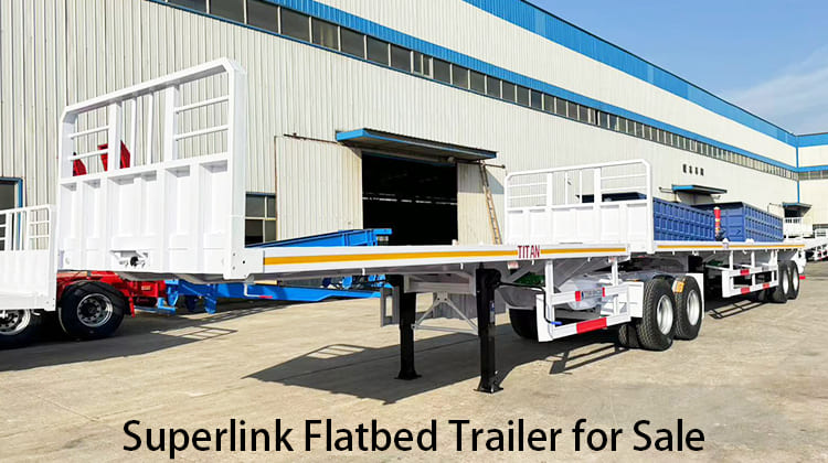 Superlink Flatbed Trailer Prices for Sale in Zambia, Lusaka
