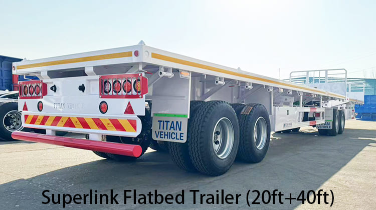 Superlink Flatbed Trailer Prices for Sale in Zambia, Lusaka