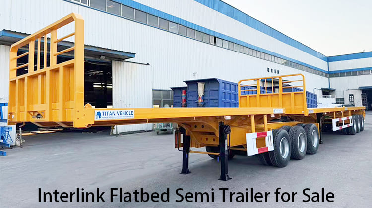 Interlink Flatbed Semi Trailer for Sale in Zambia,  Ndola