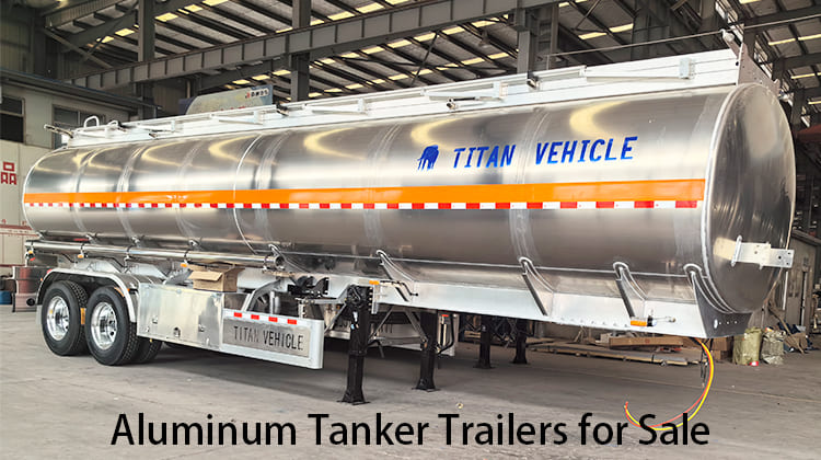 2 Axle Aluminum Tanker Trailers for Sale in Zambia, Kitwe