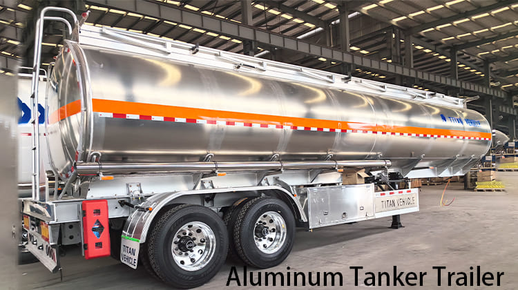 2 Axle Aluminum Tanker Trailers for Sale in Zambia, Kitwe