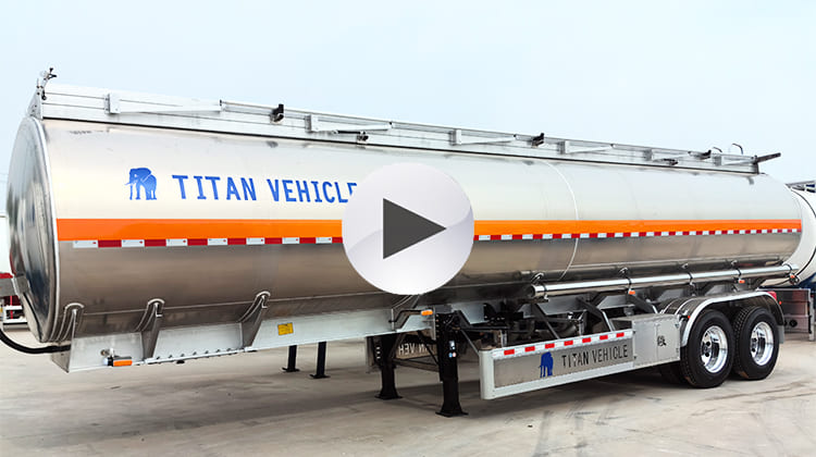 2 Axle Aluminum Tanker Trailers for Sale in Zambia, Kitwe