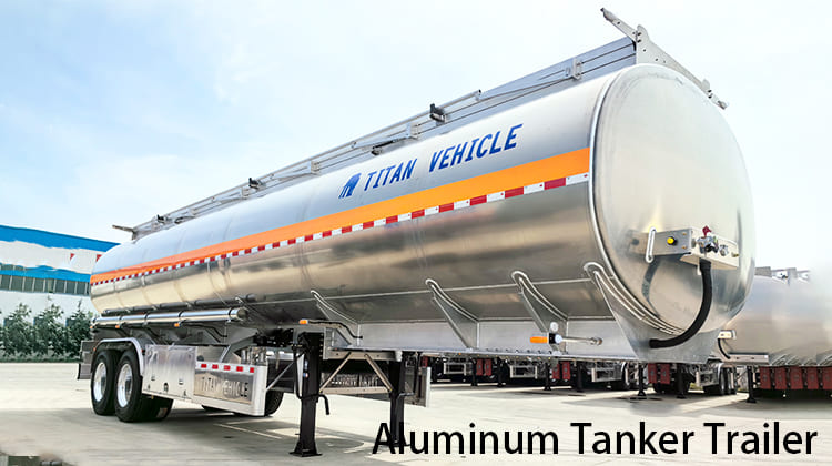 2 Axle Aluminum Tanker Trailers for Sale in Zambia, Kitwe