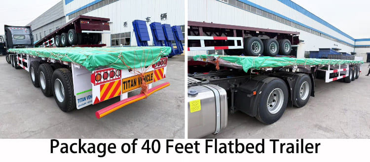 40 Feet Flatbed Trailer Prices for Sale in Zambia, Kabwe