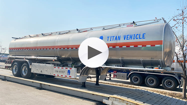 2025 New 2 Axle Aluminum Fuel Tanker Trailer for Sale in Zambia, Chingola