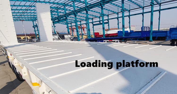 3 Axle Low Bed Trailer Truck Price for Sale in Zambia