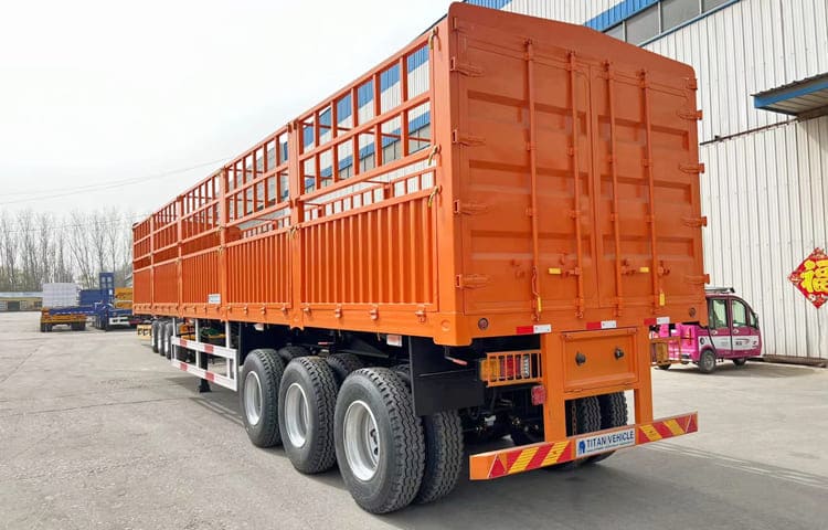 Fence Semi Cargo Trailer for Sale in Zambia