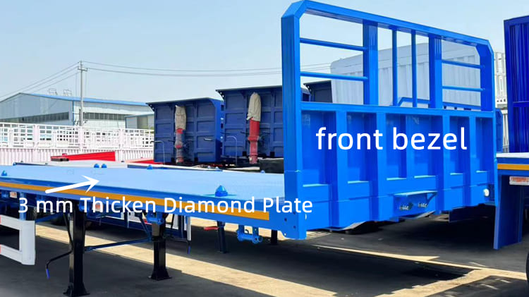 2 Axle Flatbed Trailer for Sale in Zambia