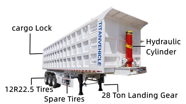 Tipper Tractor Trailer for Sale in Zambia