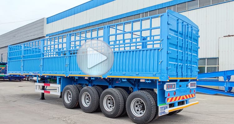 Fence Semi Trailer for Sale in Zambia