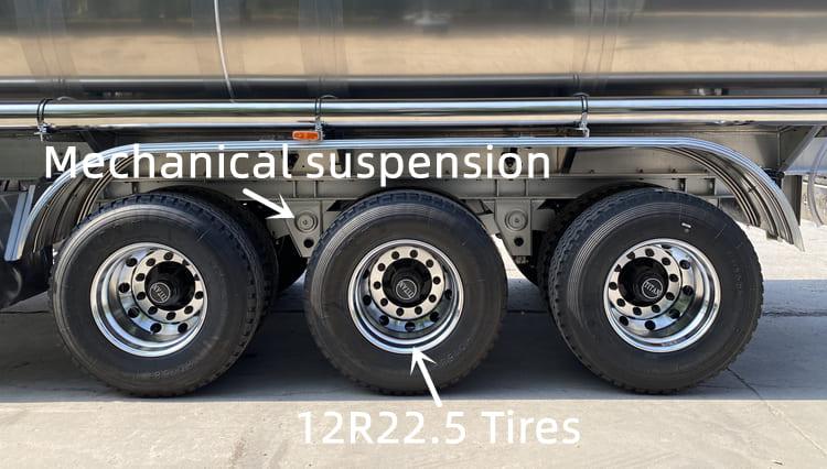Aluminum Semi Tanker Trailer for Sale in Zambia