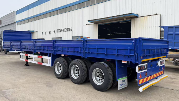 3 Axle Side Wall Semi Trailer for Sale in Zambia
