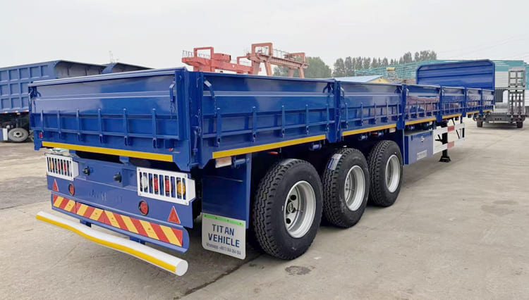 3 Axle Side Wall Semi Trailer for Sale in Zambia