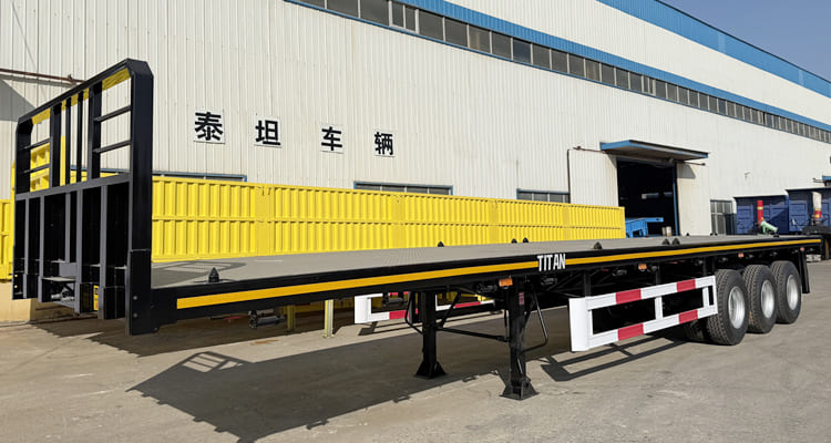 3 Axle Flatbed Trailers for Sale in Salaam Tanzania