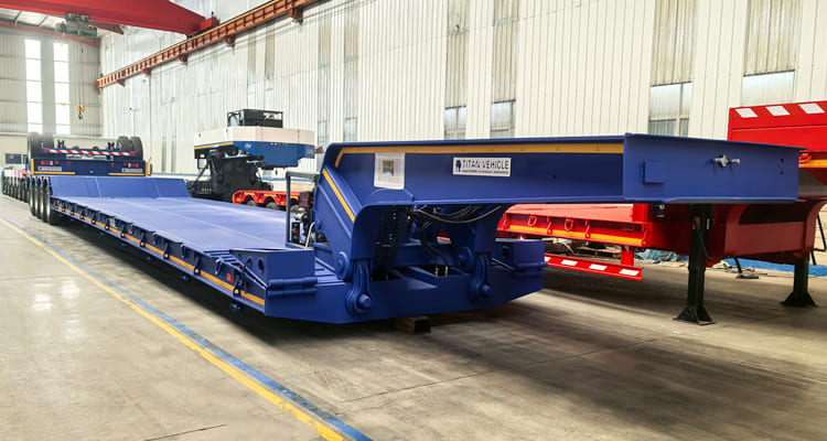 Removable Gooseneck Lowboy Trailer for Sale in Zambia