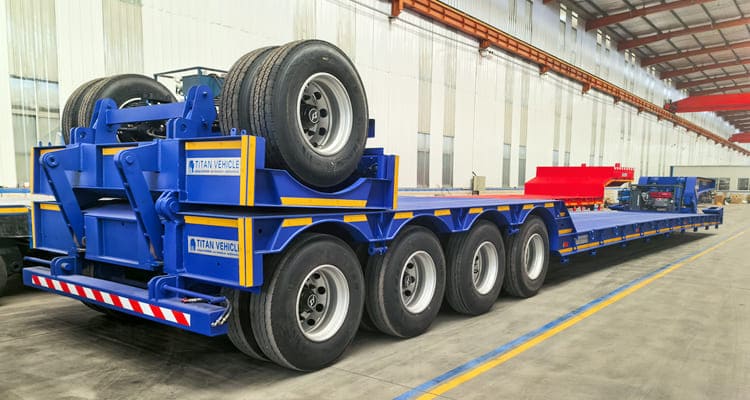 Removable Gooseneck Lowboy Trailer for Sale in Zambia