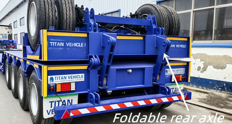 Removable Gooseneck Lowboy Trailer for Sale in Zambia