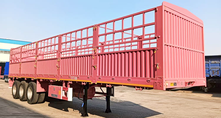 Tri Axle Fence Semi Trailer Price in Zambia