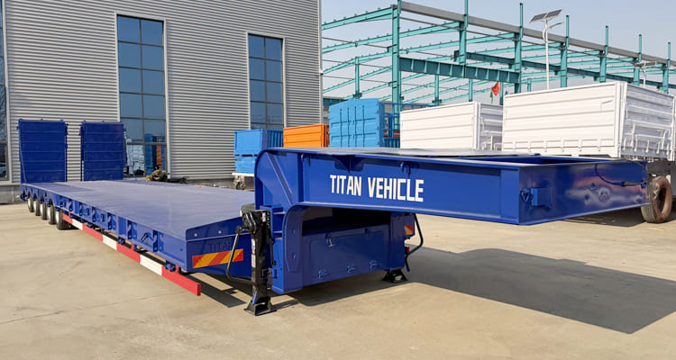 Semi Low Bed Trailer for Sale in Zambia