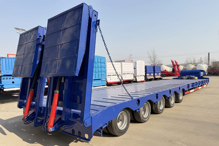Semi Low Bed Trailer for Sale in Zambia