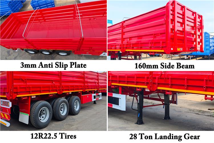 Henred Fruehauf Trailer For Sale In Zambia - Side Wall Trailer