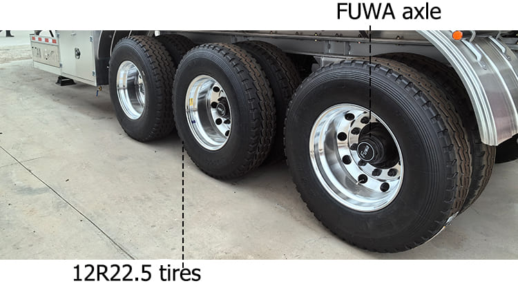 TITAN 3 Axle Diesel Aluminum Tanker Trailer for Sale in Zambia