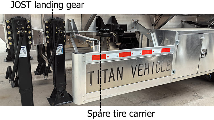 TITAN 3 Axle Diesel Aluminum Tanker Trailer for Sale in Zambia