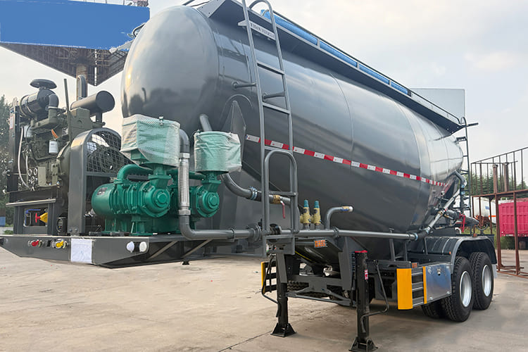 TITAN 2 Axle Pneumatic Bulk Cement Tanker Trailer for Sale in Zambia
