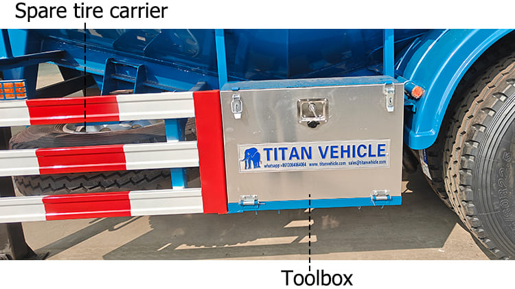 TITAN 3 Axle 35CBM Bulk Cement Tank Semi Trailer for Sale in Zambia