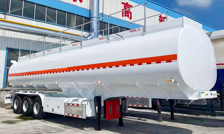 TITAN 3 Axle 45000L Crude Oil Tanker Trailer for Sale in Zambia