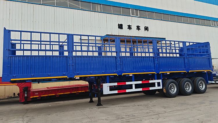 TITAN 3 Axle 60 Ton Fence Semi Cargo Trailer for Sale in Zambia