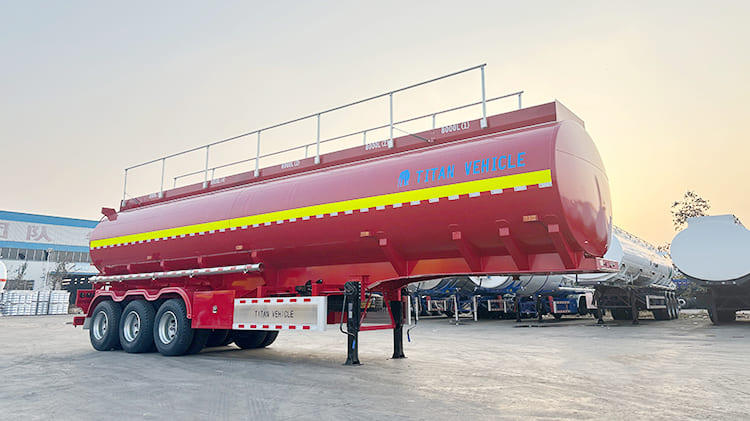TITAN 40000L Diesel Petroleum Tanker Trailers for Sale in Zambia