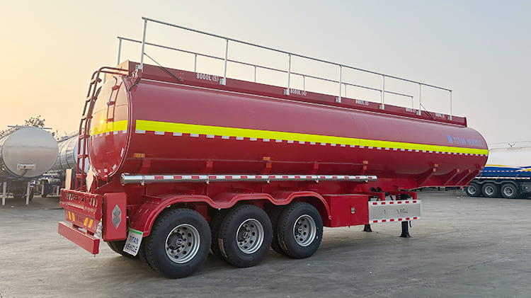 TITAN 40000L Diesel Petroleum Tanker Trailers for Sale in Zambia