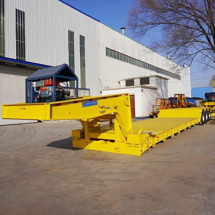 80 Tons Detachable Gooseneck Trailer