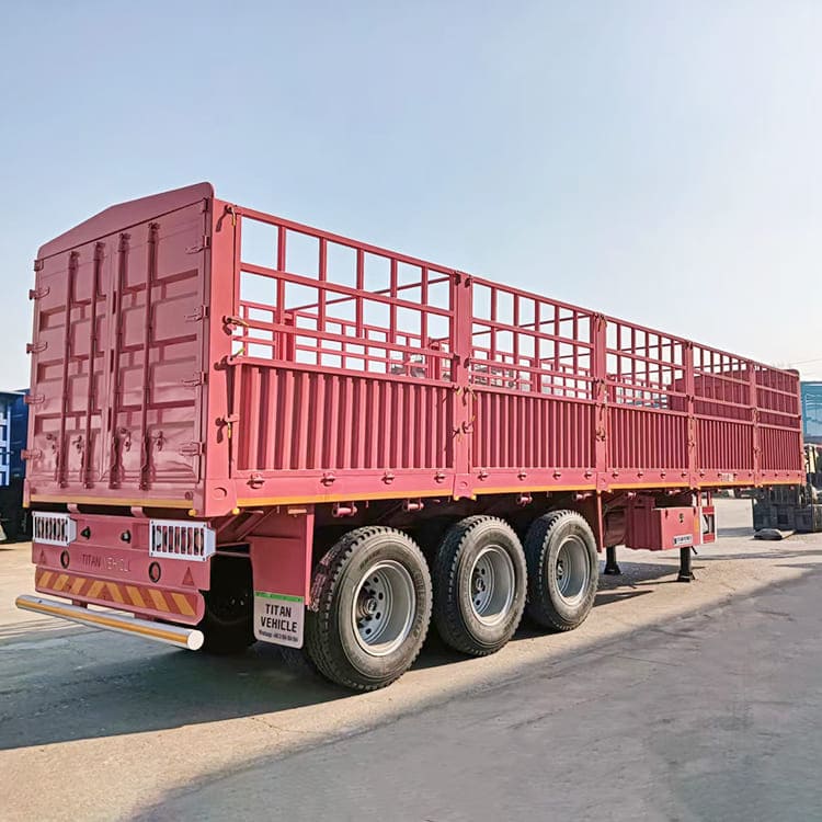 Tri Axle Fence Semi Trailer Price