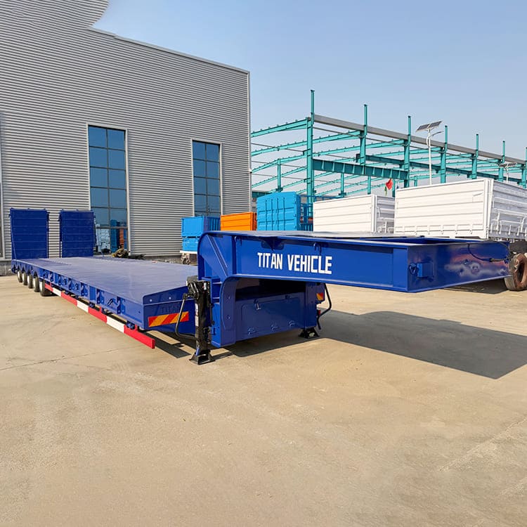 5 Axle Semi Low Bed Trailer for Sale