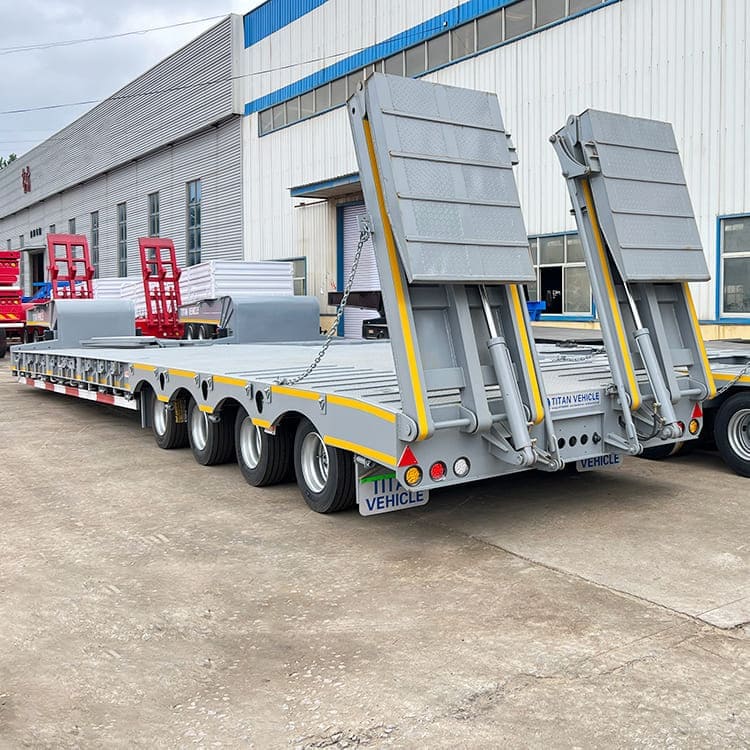 150 Tons Low Bed Semi Trailer for Sale