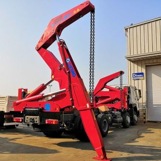 Howo New Container Side Loader Truck 371