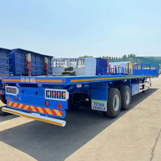 2 Axle Flatbed Trailer