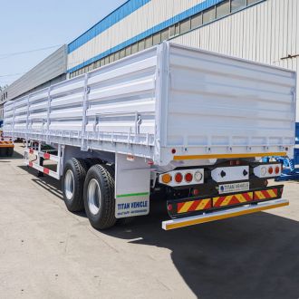 2 Axle Drop Side Trailer