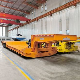 100 Tons Hydraulic Detachable Gooseneck Lowboy Trailer
