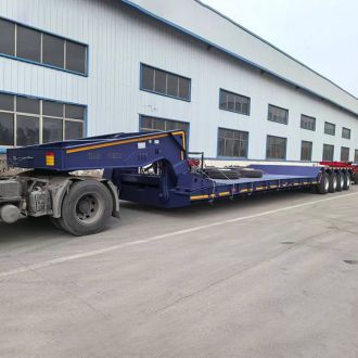 4 Axle Detachable Lowboy Trailer