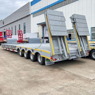 150 Tons Low Bed Semi Trailer for Sale